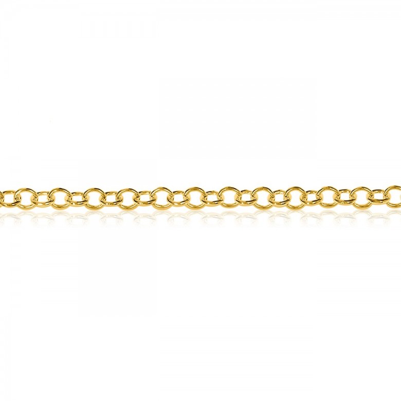 FANCY LINK CHAIN IN YELLOW GOLD 18 KT
