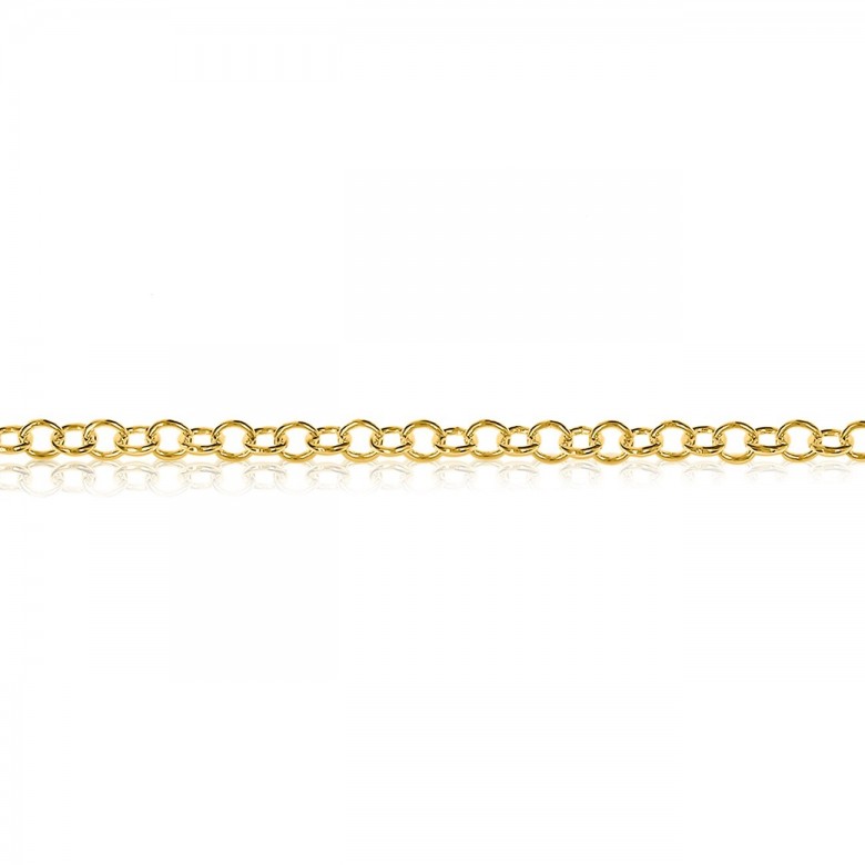FANCY LINK CHAIN IN YELLOW GOLD 18 KT