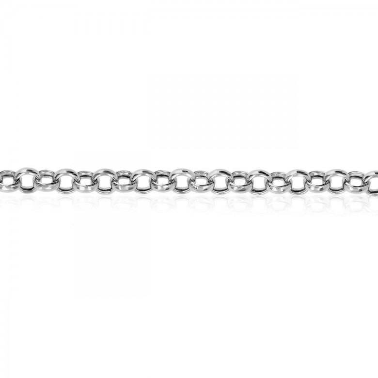 HOLLOW ROLO' CHAIN IN SILVER 925