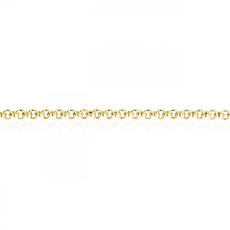 CATENA ROLO' VUOTA IN ORO GIALLO 9 KT