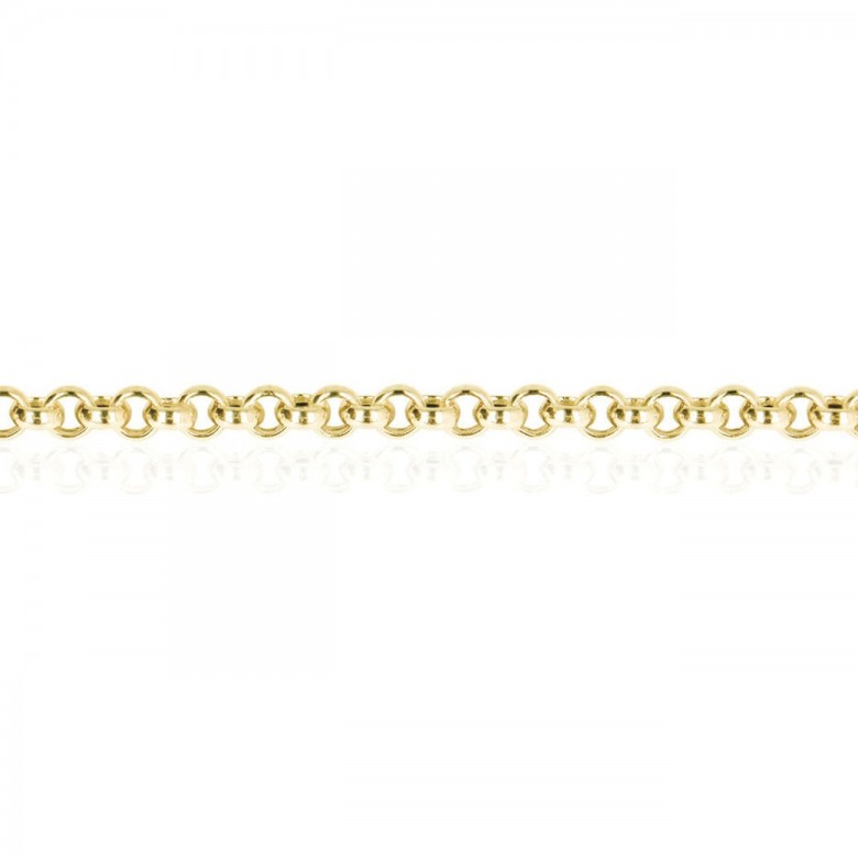 CATENA ROLO' VUOTA IN ORO GIALLO 9 KT