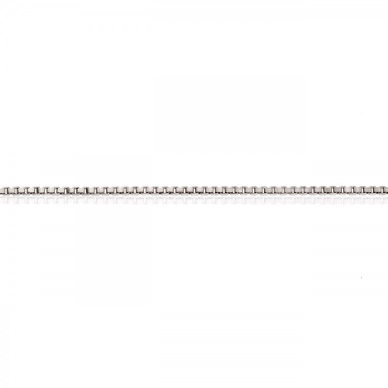 D-CUT SQUARE CHAIN IN SILVER 926