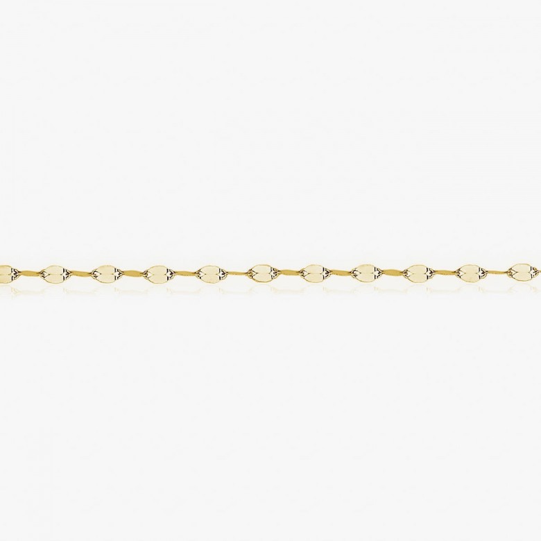 CATENA FANTASIA SUPER LEGGERA IN ORO GIALLO 14 KT