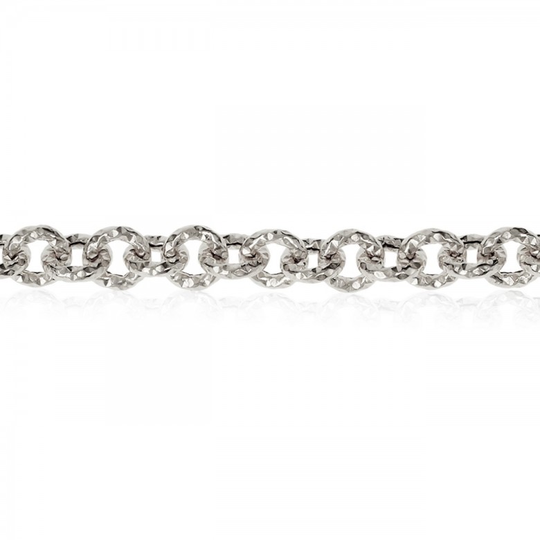 D-CUT HOLLOW FANCY CHAIN IN SILVER 925