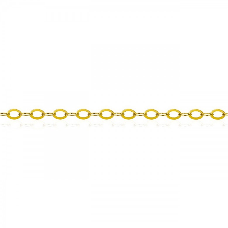 CATENA FANTASIA VUOTA IN ORO GIALLO 14 KT