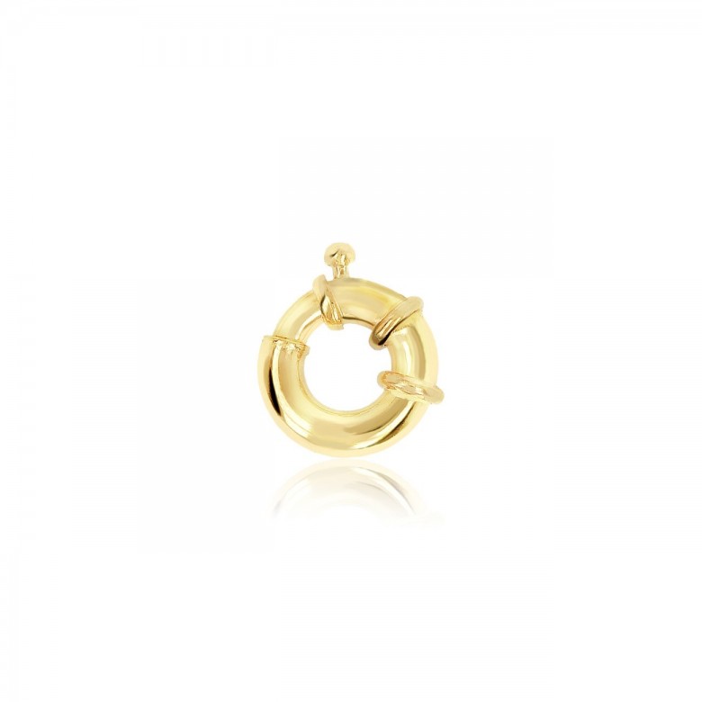 CHIUSURA SPECIALE A MOLLA IN ORO GIALLO 18 KT
