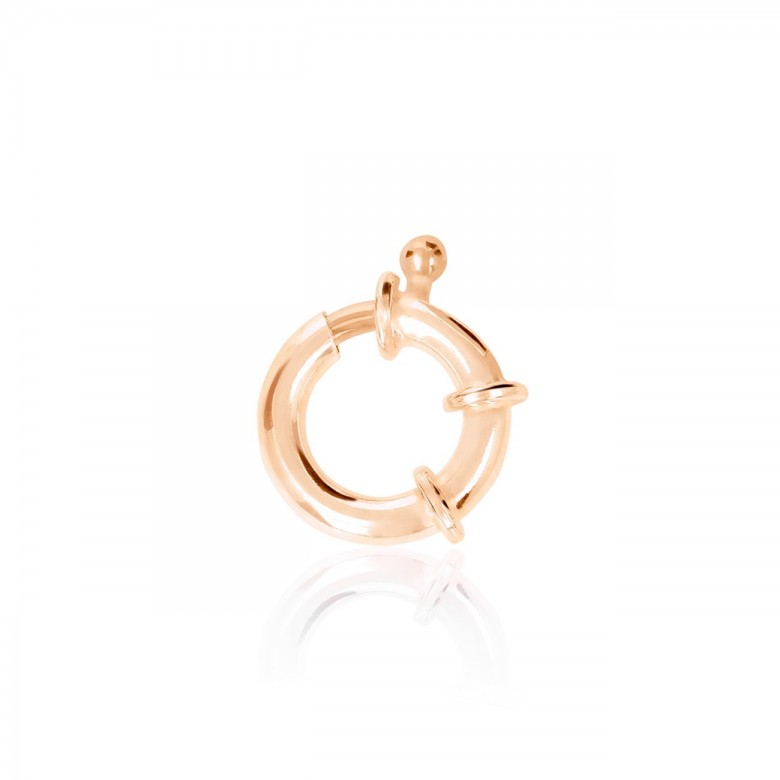 CHIUSURA SPECIALE A MOLLA IN ORO ROSSO 9 KT