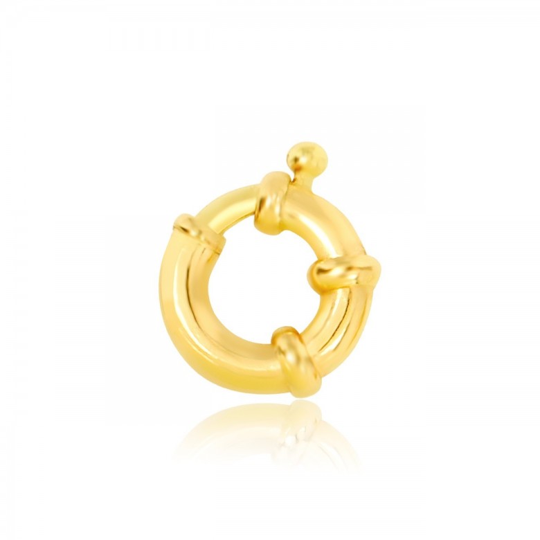 CHIUSURA SPECIALE A MOLLA IN ORO GIALLO 14 KT