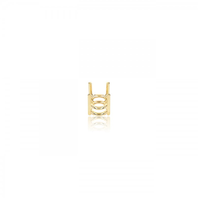 STRAIGHT THREAD GRIFF HANDMADE NO CASTED IN YELLOW GOLD 18 KT
