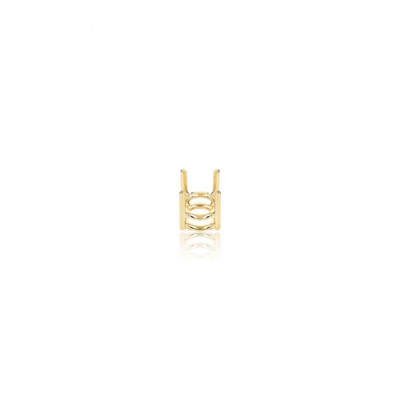 STRAIGHT THREAD GRIFF HANDMADE NO CASTED IN YELLOW GOLD 18 KT