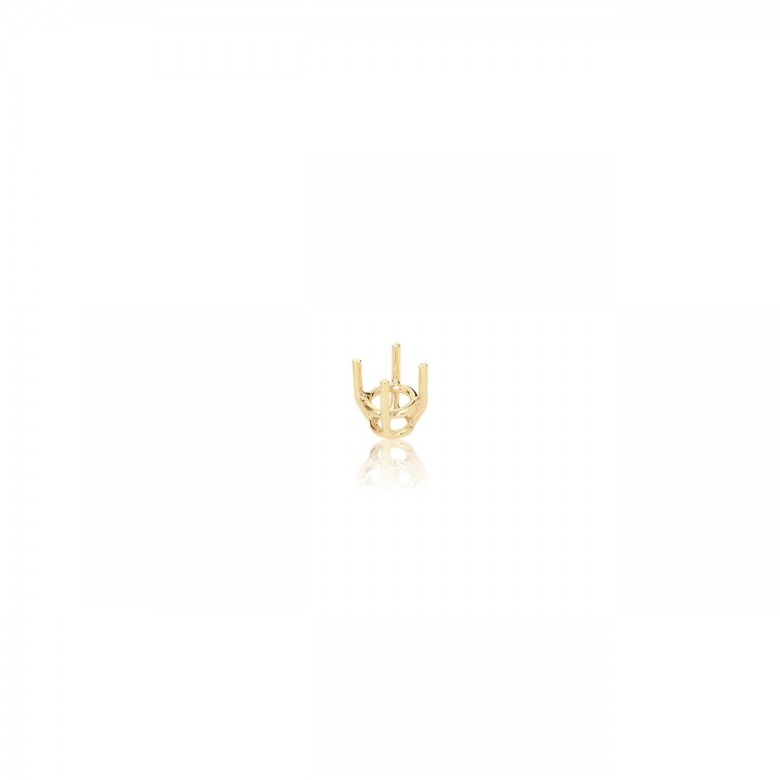 CONICAL THREAD GRIFF HANDMADE NO CASTED IN YELLOW GOLD 18 KT