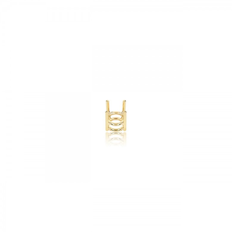 STRAIGHT THREAD GRIFF HANDMADE NO CASTED IN YELLOW GOLD 18 KT