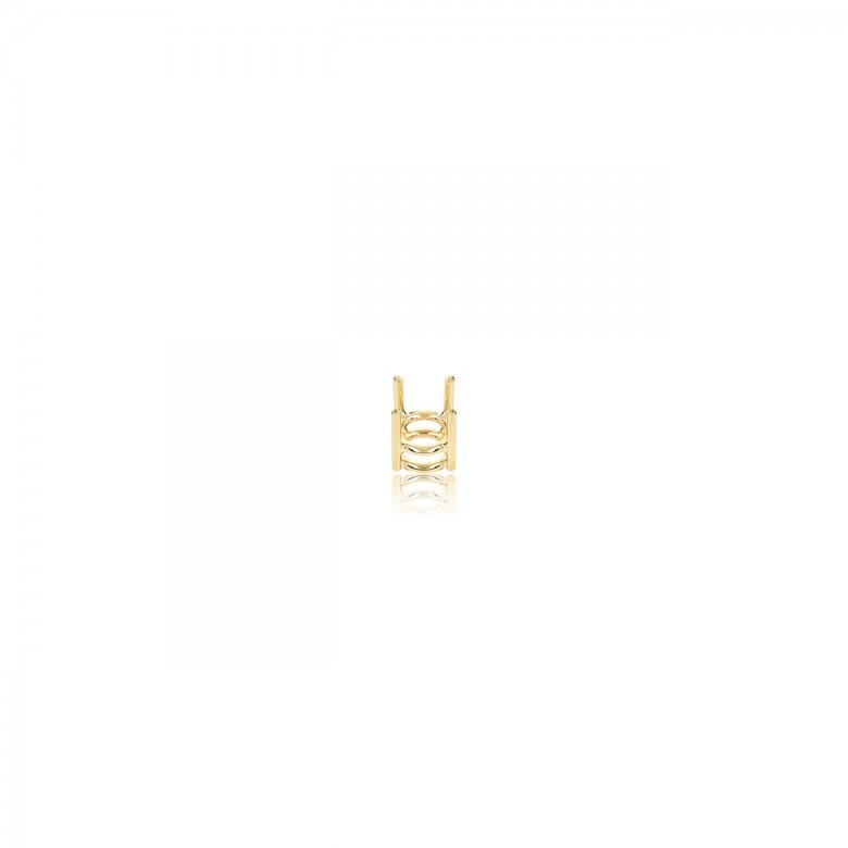 STRAIGHT THREAD GRIFF HANDMADE NO CASTED IN YELLOW GOLD 18 KT