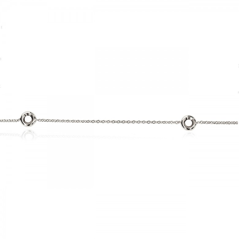 SETTINGS BRACELET IN WHITE GOLD 18 KT