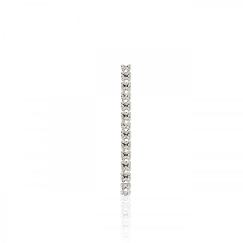 ORECCHINO A GRIFF PENDENTE IN ORO BIANCO 18 KT
