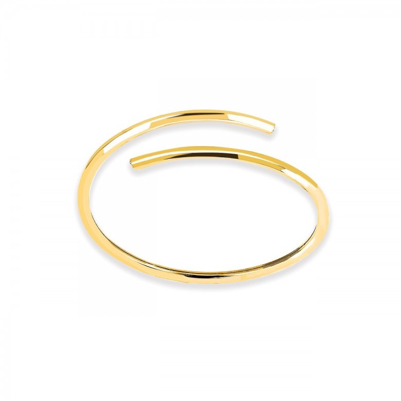 BRACCIALE A CANNA FLESSIBILE ESAGONALE IN ORO GIALLO 18KT