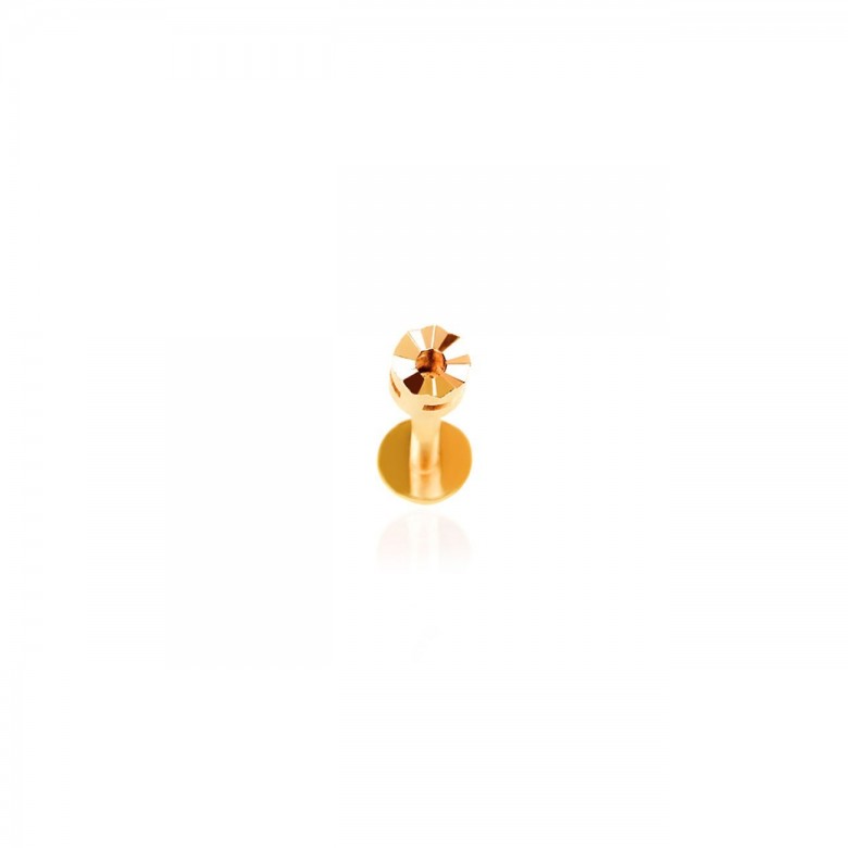 PIERCING IN RED GOLD 18 KT