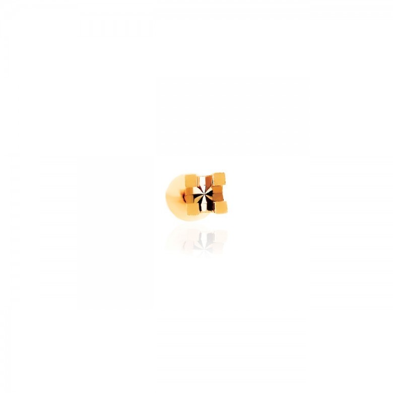 PIERCING IN RED GOLD 18 KT