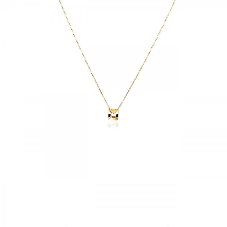 ROLO' CHAIN WITH SQUARE HEAD IN YELLOW GOLD 18 KT