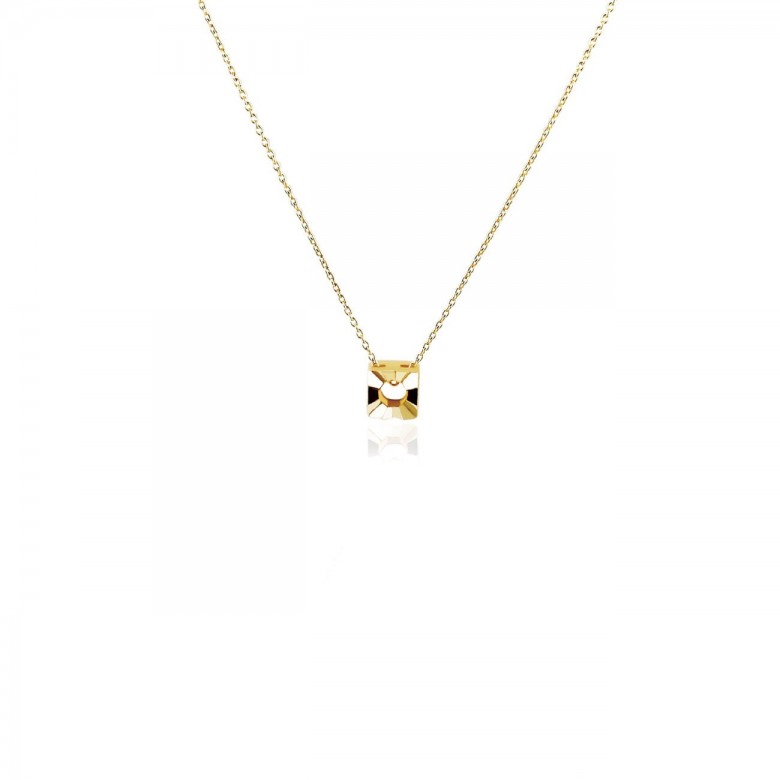 ROLO' CHAIN WITH SQUARE HEAD IN YELLOW GOLD 18 KT