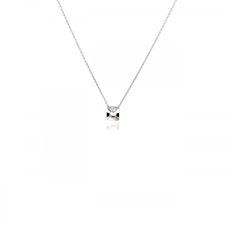 ROLO' CHAIN WITH SQUARE HEAD IN WHITE GOLD 18 KT