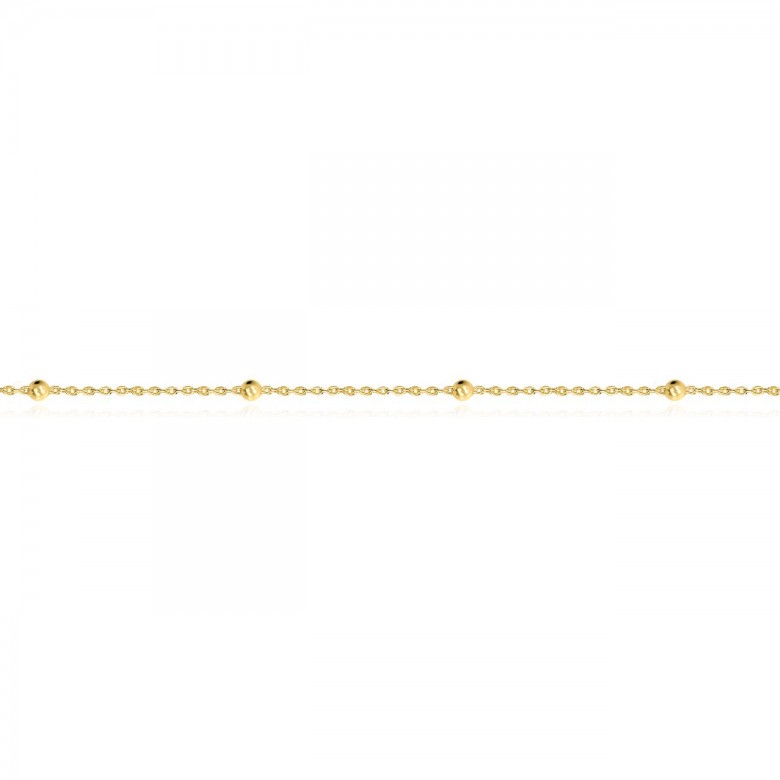 ROSARY CABLE CHAIN IN YELLOW GOLD 18 KT