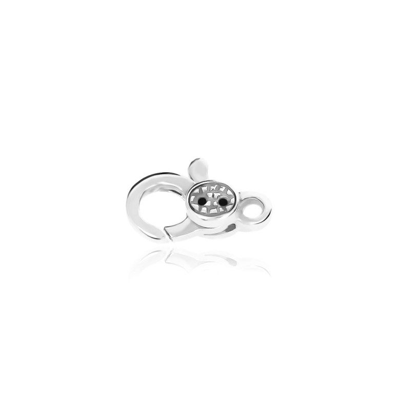 CASTED SETTINGS CLASP IN WHITE GOLD 18 KT
