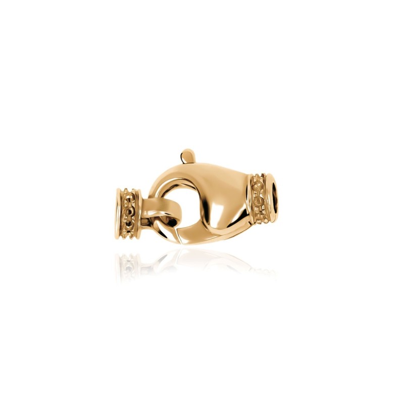 CASTED SETTINGS CLASP IN RED GOLD 18 KT