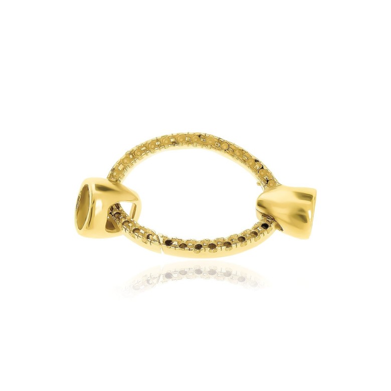 CASTED SETTINGS CLASP IN YELLOW GOLD 18 KT