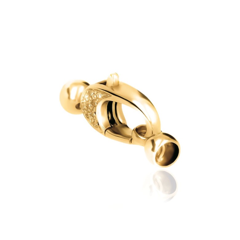 CASTED SETTINGS CLASP IN RED GOLD 18 KT