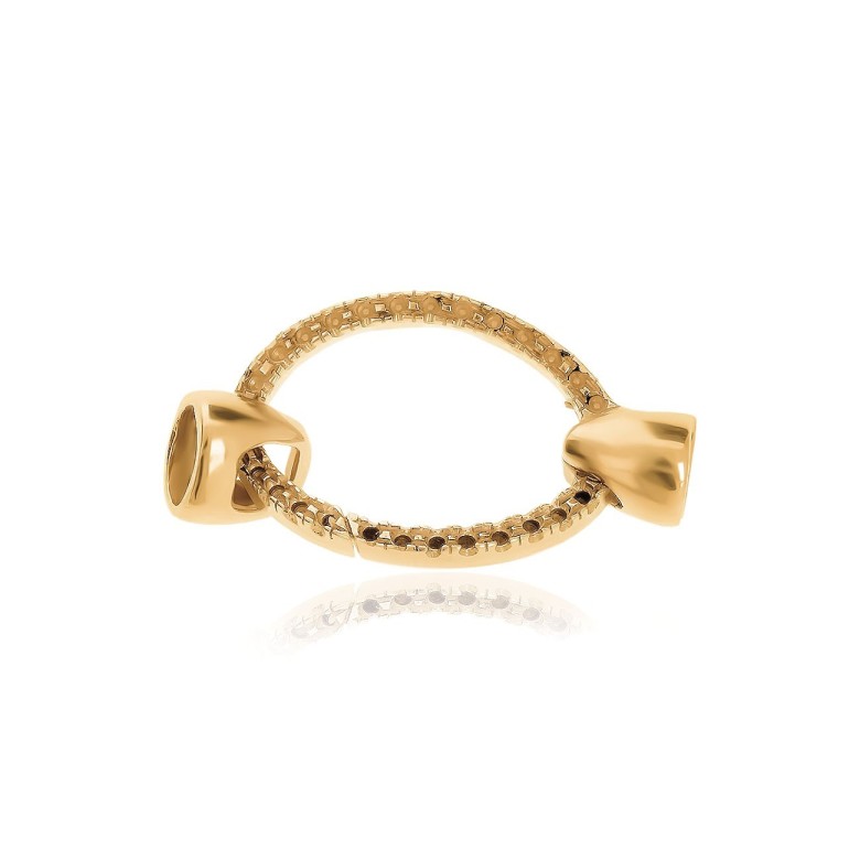 CASTED SETTINGS CLASP IN RED GOLD 18 KT