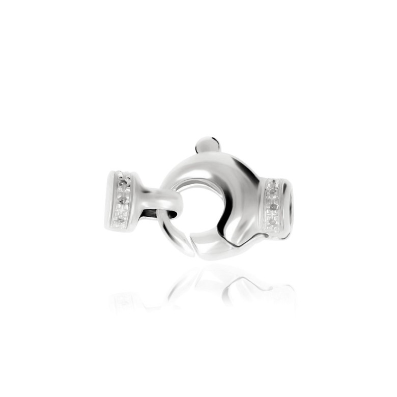 CASTED SETTINGS CLASP IN WHITE GOLD 18 KT