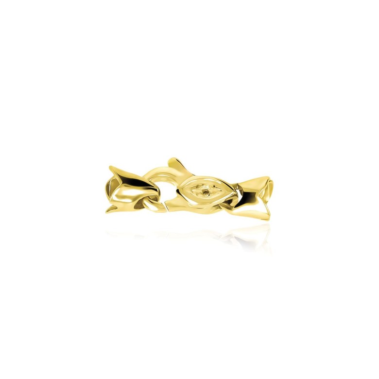 CASTED SETTINGS CLASP IN YELLOW GOLD 18 KT