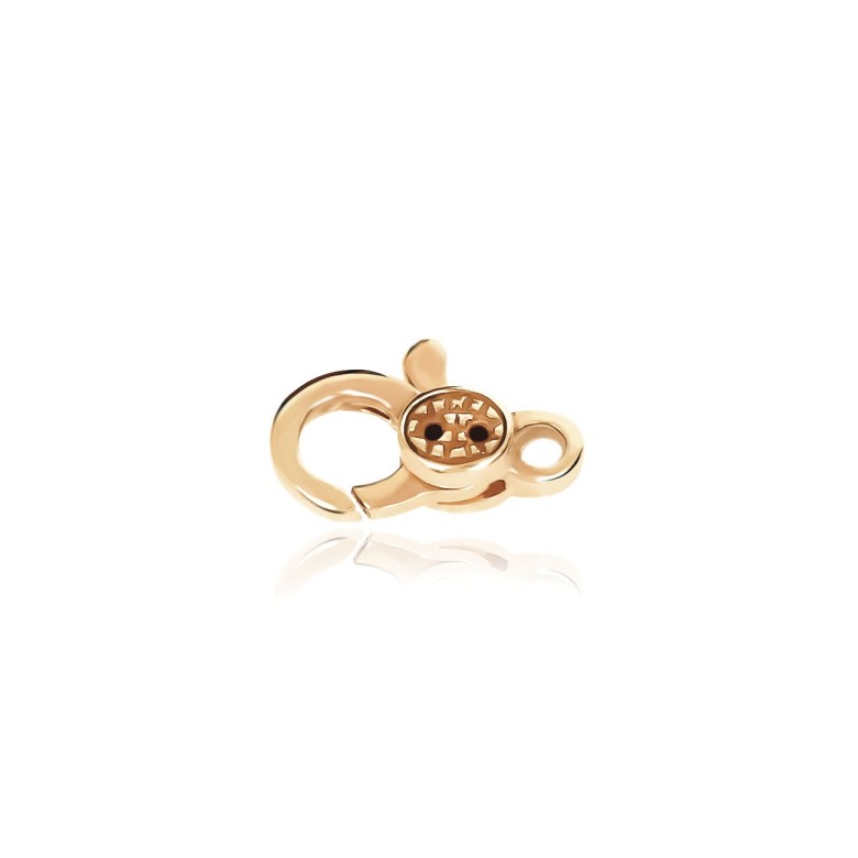 CASTED SETTINGS CLASP IN RED GOLD 18 KT