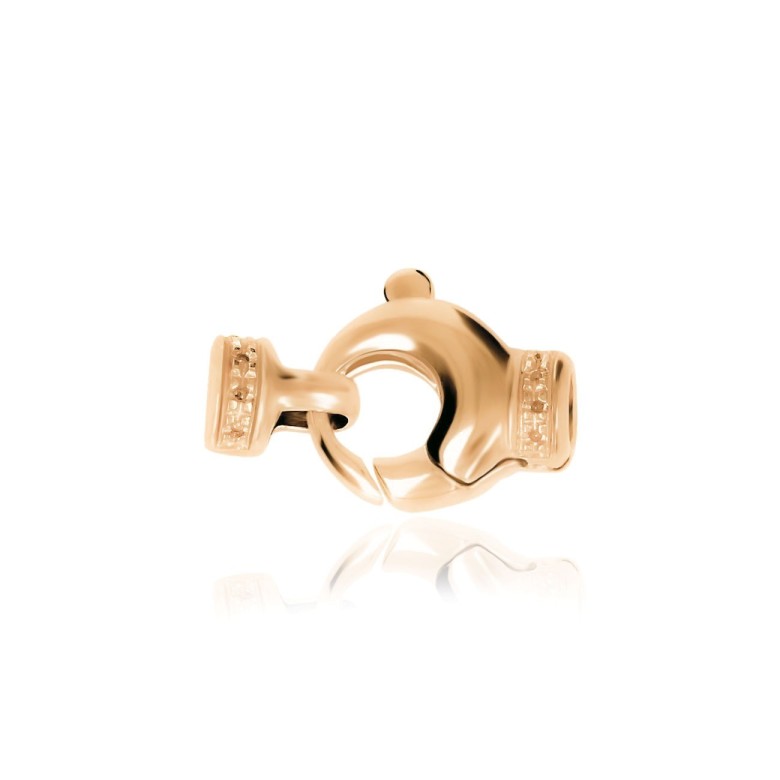 CASTED SETTINGS CLASP IN RED GOLD 18 KT