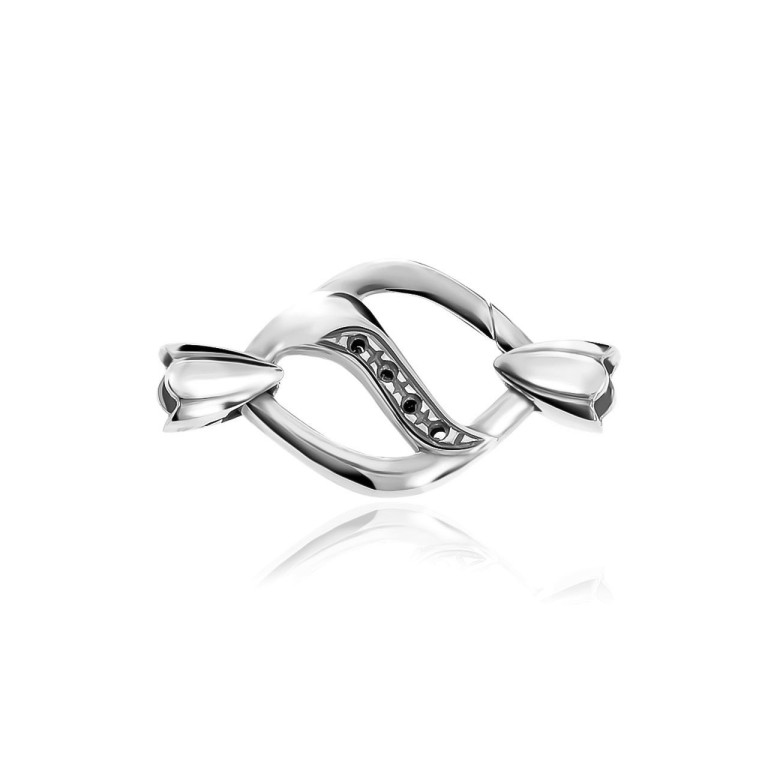 CASTED SETTINGS CLASP IN WHITE GOLD 18 KT