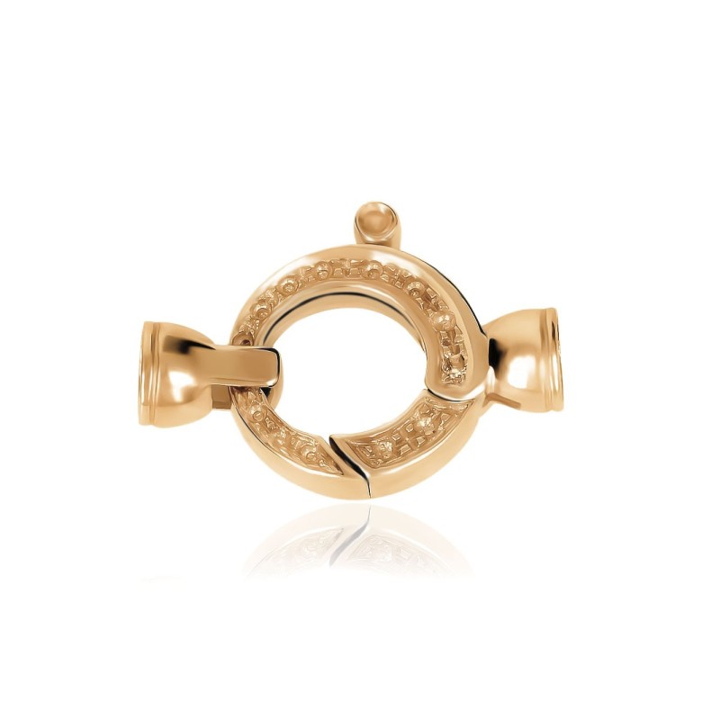 CASTED SETTINGS CLASP IN RED GOLD 18 KT