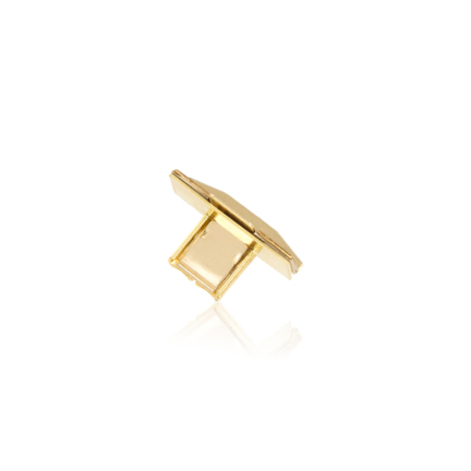 BOX CLASP IN YELLOW GOLD 14 KT TONGUE WIDTH MM.5 X LENGTH MM.10