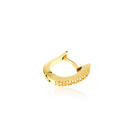 SETTING EARRINGS IN YELLOW GOLD 18 KT
