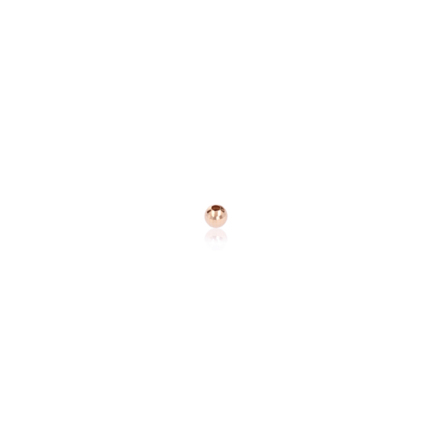 BEAD IN RED GOLD 14 KT DIAMETER MM.2,2
