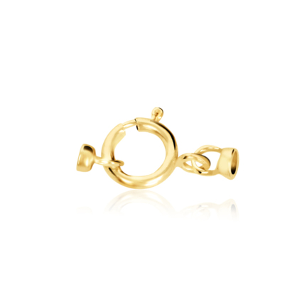 ROUND THIN CLASP WITH END CAPS