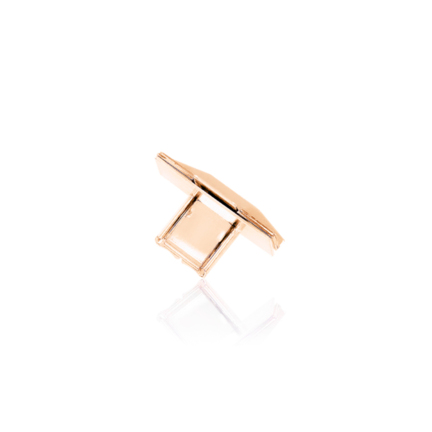 BOX CLASP IN RED GOLD 14 KT TONGUE WIDTH MM.6 X LENGTH MM.14