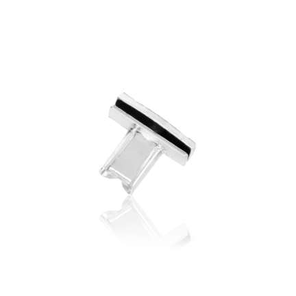 CHIUSURA A CASSETTA CON RODIATURA 18 KT LARGHEZZA LINGUETTA MM.5,5 X LUNGHEZZA MM.12