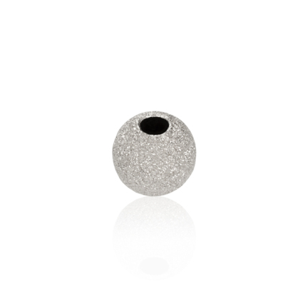 TWO-HOLE PAVE' BEAD IN SILVER 925 DIAMETER MM.11X3 HOLE