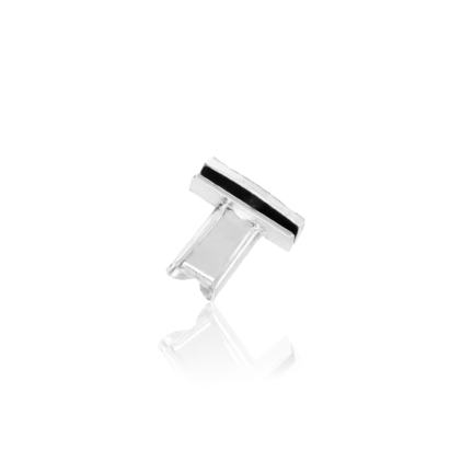 CHIUSURA A CASSETTA CON RODIATURA 18 KT LARGHEZZA LINGUETTA MM.4,5 X LUNGHEZZA MM.10