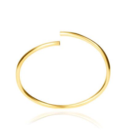 EMPTY FLEXIBLE TUBE BANGLE IN YELLOW GOLD 18KT TUBE DIAMETER 1,8MM.