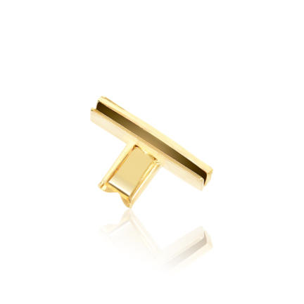 CHIUSURA A CASSETTA IN ORO GIALLO 18 KT LARGHEZZA LINGUETTA MM.5,5 X LUNGHEZZA MM.18