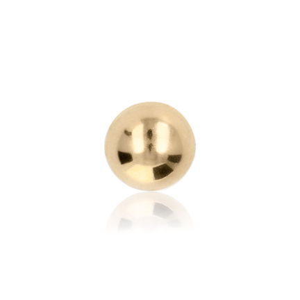HALF SPHERE IN YELLOW GOLD 9 KT DIAMETER MM.12