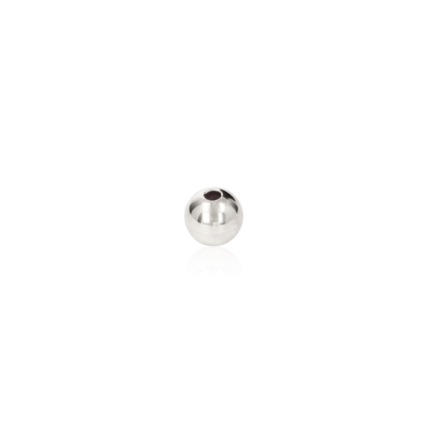 TWO-HOLE BEAD IN SILVER 925 DIAMETER MM.5,5X2 HOLE