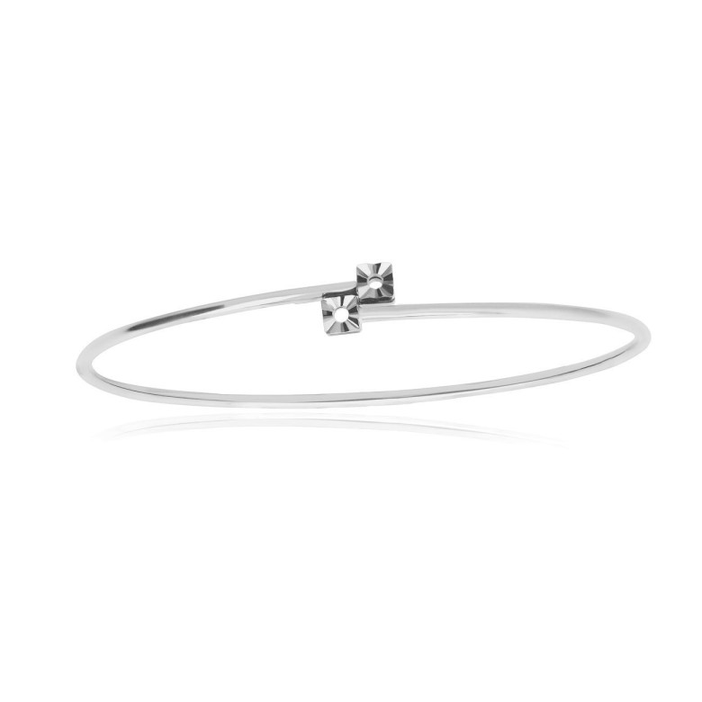 FLEXI BANGLE WITH 2 SQUARE HEADS